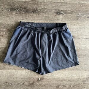 Lululemon Athletica Black Athletic Shorts Lightweight Elastic Waist
